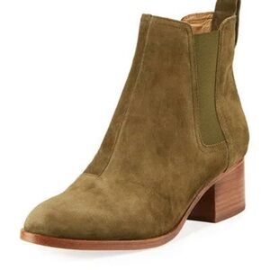 rag & bone Khaki Suede Ankle Booties